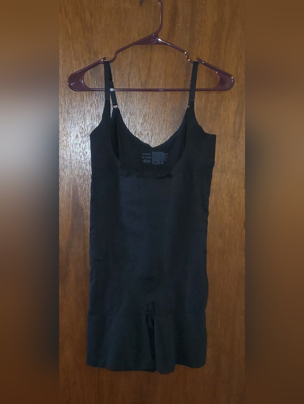 Shaperx Black Tummy Control Bodysuit Sz Xl